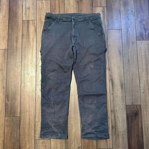 Caterpillar Jeans Men's Size 40‎ x 34 Double Knee Workwear Gray Baggy Skater